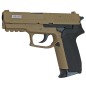 Preview: Swiss Arms, Airsoft Pistole, MLE HPA Flat Dark Earth, 6 mm, Federdruck, ab 14 J.
